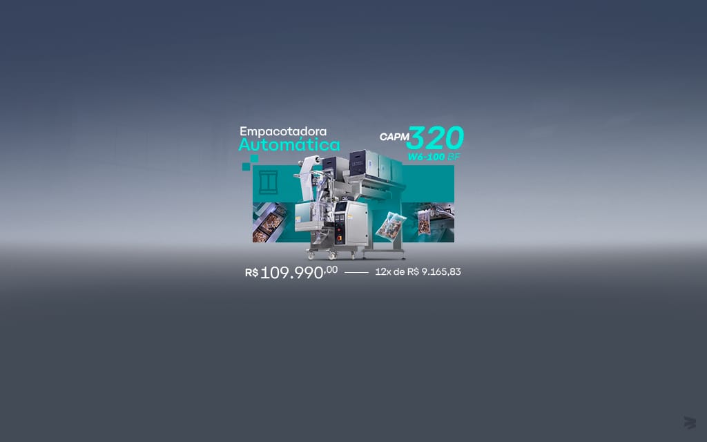 Empacotadora Automática com Esteira de Canecas CAPM 320